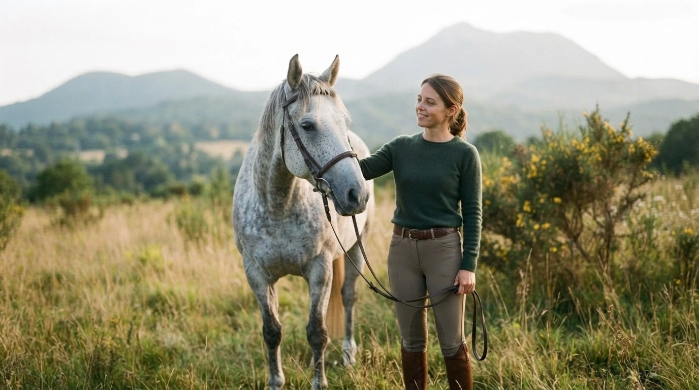 Cours d'équitation à Huriel, Allier