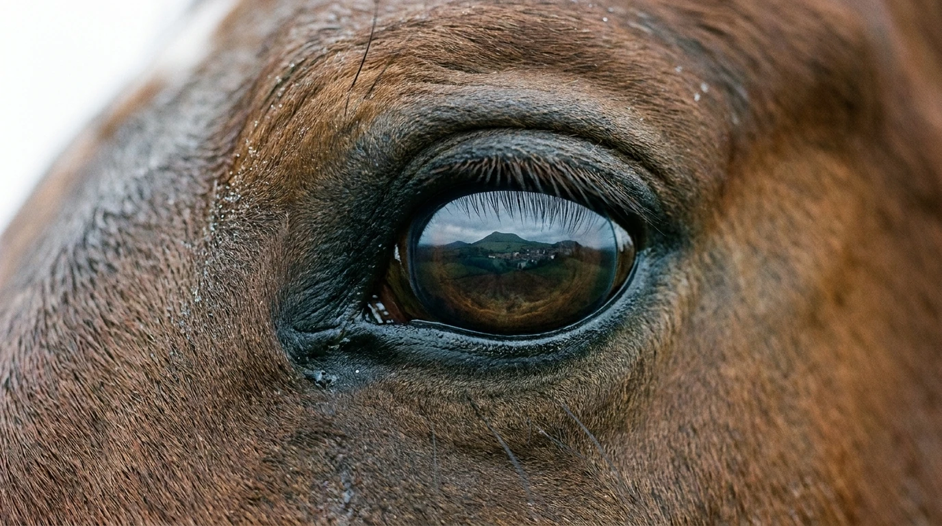 Un regard de cheval au Elevage des Musardes, Huriel